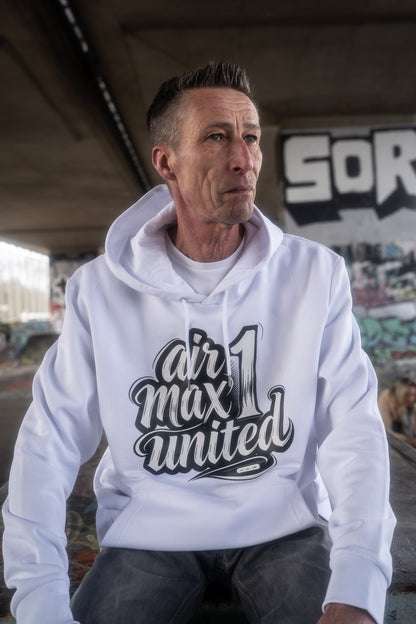 AM1U White Regular Hoodie