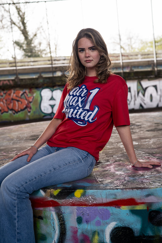 AM1U Red Blue Tee