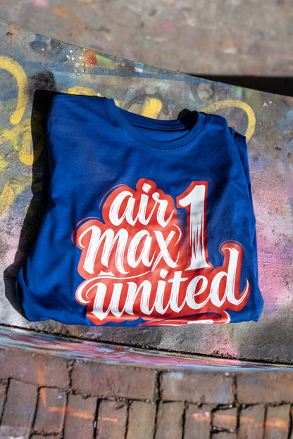 AM1U Blue Red Tee